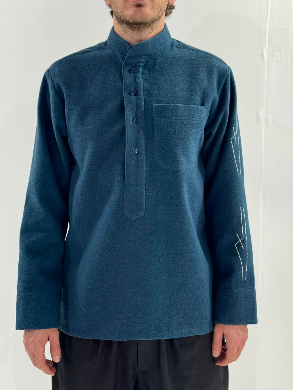 Faraiya - Teal - Ivory