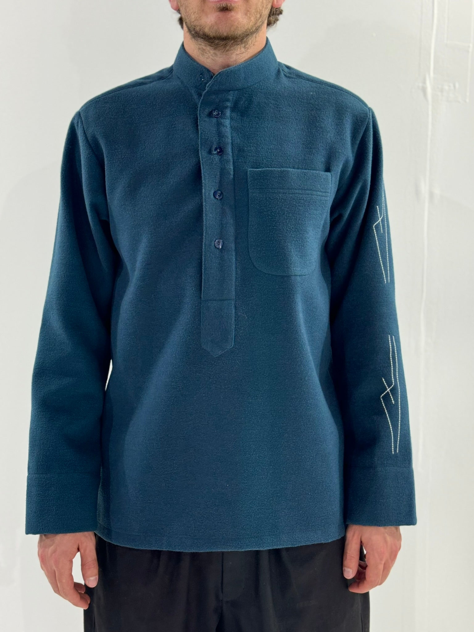 Faraiya - Teal - Ivory